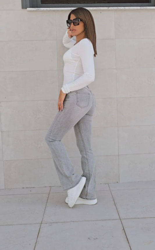 Jeans mezza zampa