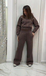 Tuta con cappuccio FELPATA