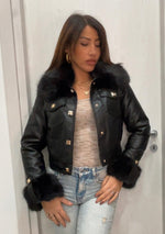 Chiodo  con pelliccia  (interno felpato)