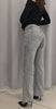 Jeans a sigaretta con dettagli brillantini ai lati