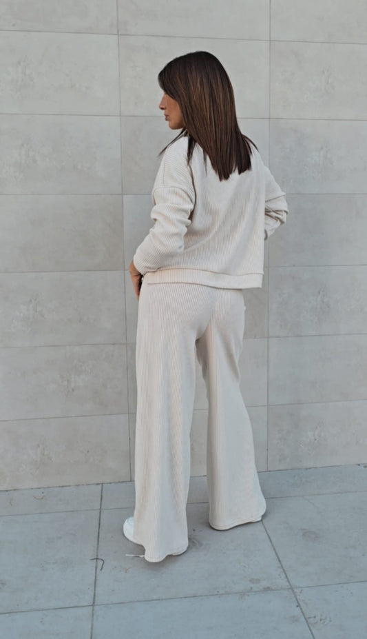 Tuta a palazzo ciniglia