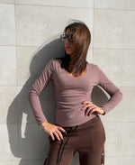 Maglia basic felpata