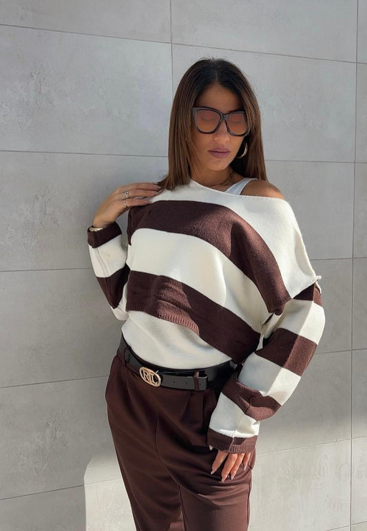 Maglia due pezzi con canotta sotto