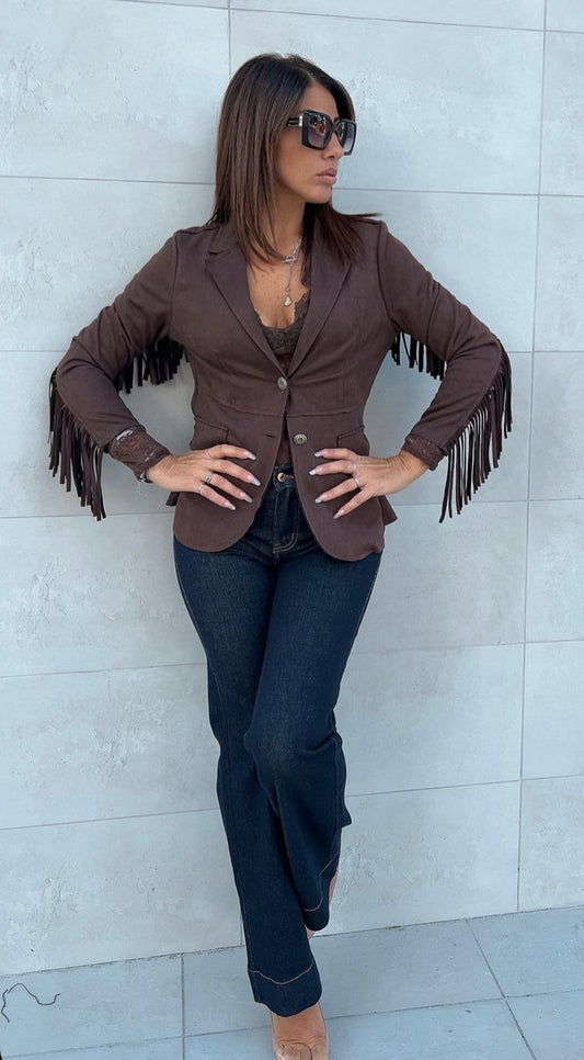 Giacca Masà con frange