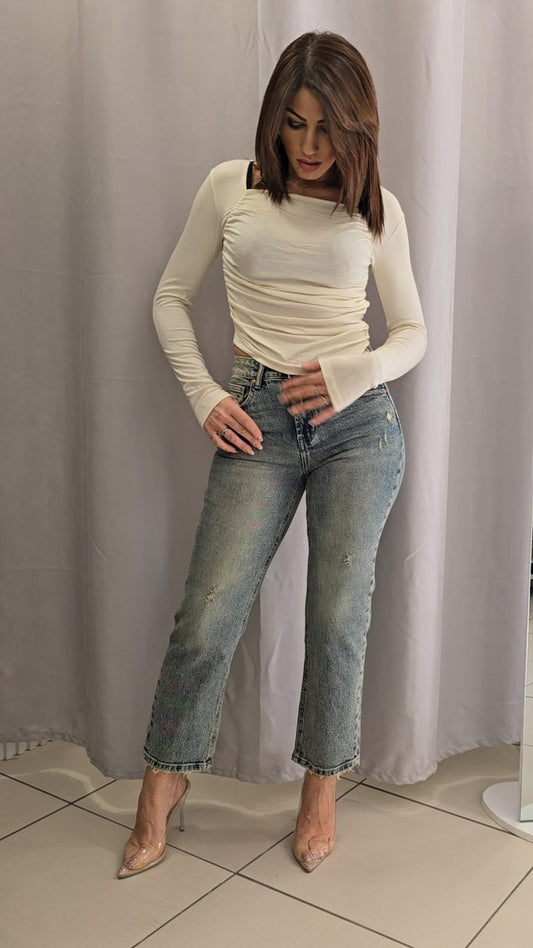 Jeans Masà a sigaretta