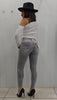 Jeans skinny grigio