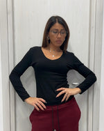 Maglia basic felpata