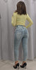 Jeans skinny con dettaglio ai fianchi
