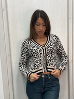 Cardigan animalier