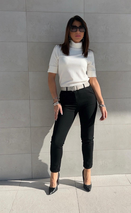 Pantalone con cintura