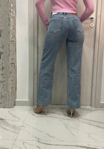 Jeans palazzo lavaggio chiaro