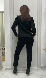 Tailleur velluto scozzese