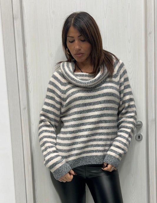 Maglione Masà a strisce