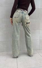 Jeans LEOPARD Masà con cinturino