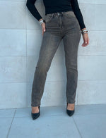 Jeans a sigaretta lavaggio sabbiato