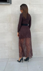 Abito copri gonna tulle e pizzo