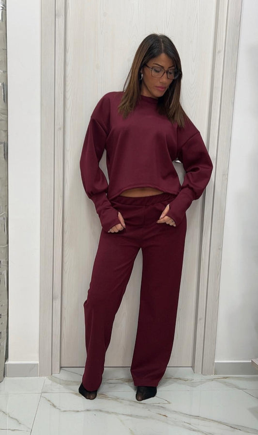 Tuta a guanto felpata