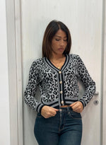 Cardigan animalier