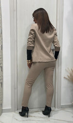 Tailleur velluto scozzese