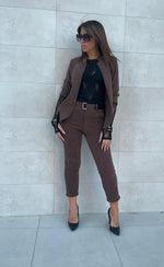 Tailleur vellutato Masà