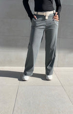 Pantalone a palazzo con cintura