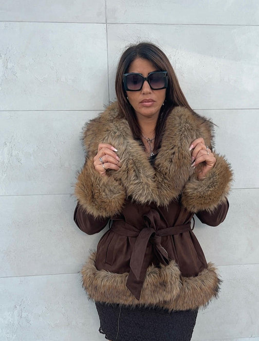 Cappotto con pelliccia