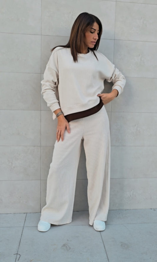 Tuta a palazzo ciniglia