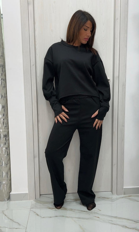 Tuta a guanto felpata