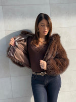 Pelliccia SABRY con cappuccio