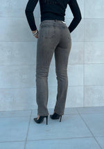 Jeans a sigaretta lavaggio sabbiato