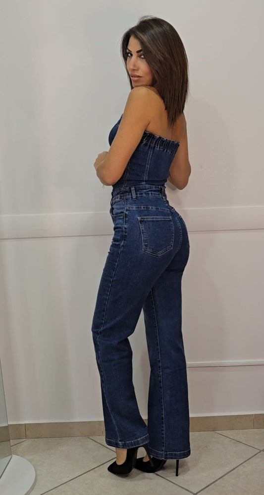 Tuta jumpsuit in denim